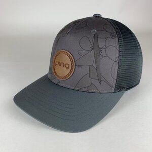 Ping Golf Mens Gray Floral Print Snapback Hat